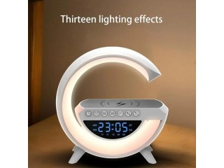 G Shaped Wireless Charger Speaker & Lamp (Stock Limited)