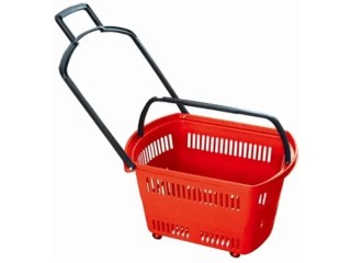 Plastic Trolley With Strong Wheel
