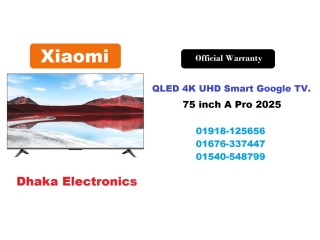 Xiaomi A Pro 75 inch QLED 4K Smart Google TV 2025