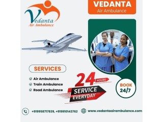 Utilize Vedanta Air Ambulance Service in Raipur with Full Medical Equipment at Minimum Fare