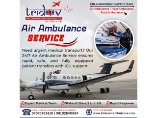 The Fast and Managed Flight - Tridev Air Ambulance Services in Delhi