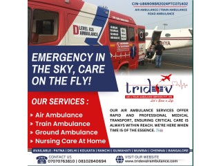 Medical Flight Is Ready Now - Tridev Air Ambulance Services in Patna