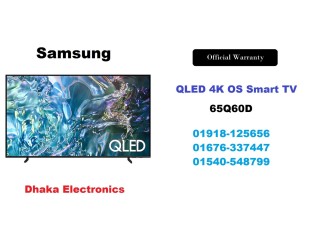 Samsung 65 inch Q60D QLED 4K Tizen OS Smart TV