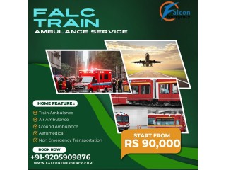 FALC Emergency Train Ambulance in Mumbai Offers Constant Assistance During Transfer