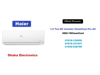 Haier 1.5 Ton DC Inverter Pro Split Air Conditioner HSU-19CleanCool