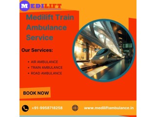 Use Medilift Train Ambulance in Jamshedpur for quick and safe transfer of patients