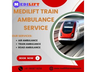 Medilift Train Ambulance is the best option for patient care during travel in Raipur