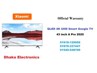 Xiaomi A Pro 43 inch QLED 4K Smart Google TV 2025