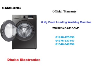 Samsung WW80AGAS21AXLP Front Load Washing Machine 8 KG