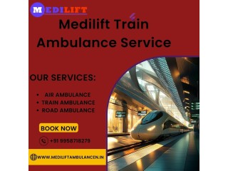 Get the Medilift Train Ambulance services for Life-Saving Medical Transfer in Patna