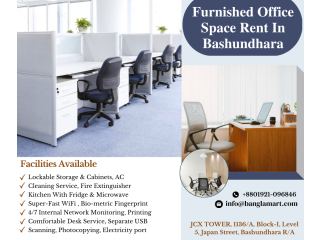 Office Space Furnished Serviced Rent In Bashundhara R/A