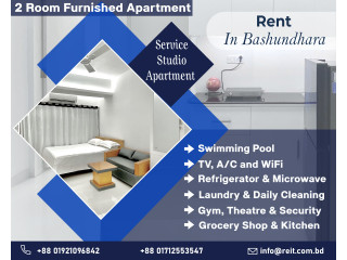 In Bashundhara R/A. Two Room Furnished Serviced Apartment RENT