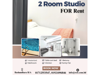 Short-term furnished apartment Two Room Flat rentals in Dhaka
