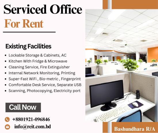 office-space-rent-furnished-serviced-in-bashundhara-ra-big-0